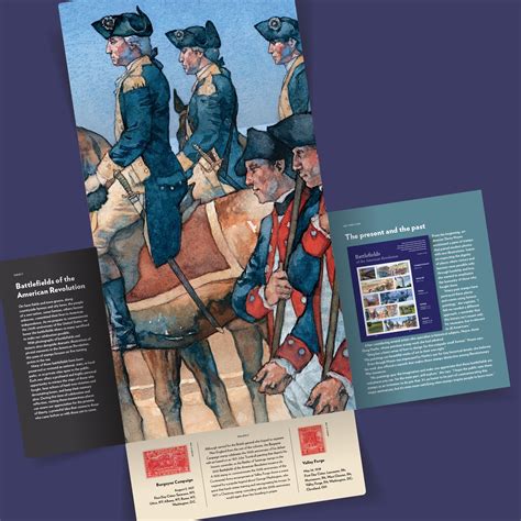Battlefields of the American Revolution Stamp Portfolio — Stamps Forever