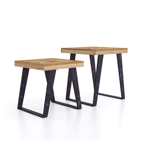 Agra Industrial Nest of Tables | A Quirky Corner Banbury