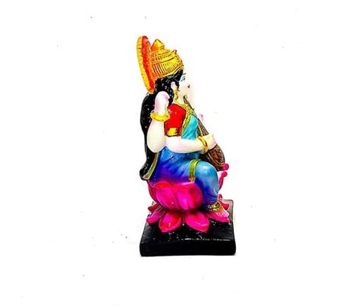 BS Handicrafts Saraswati MATA Marble Look Idol for Pooja Room ...