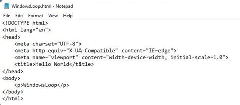 How to Save a File in HTML Format in Notepad 的图像结果