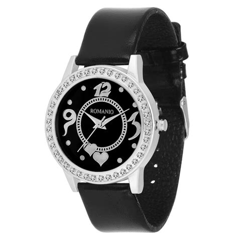 Romanio Analog Black Dial Women's Watch - LD0051 : Amazon.in: Fashion