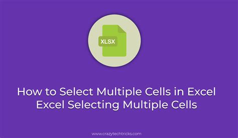 Excel How to Select Multiple Different Cells 的图像结果
