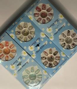 ABSQUAR amazing COW PAINT (PACK OF 6) Multi-Design Fake Nails - Price ...