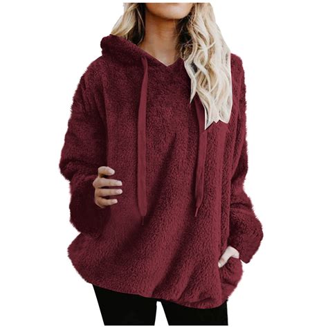 Abomasnow Fleece Sweaters for Women Plus Size Sherpa Fuzzy Plush ...