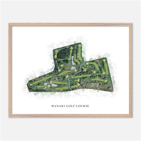 Wanaki Golf Course in Menomonee Falls, Wisconsin - Classic Watercolor ...