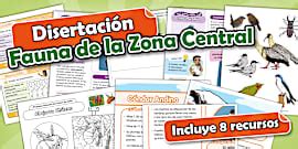 Recortables | Fauna Chilena | Zona Central