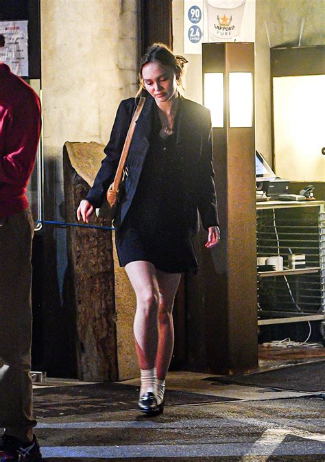 LILY-ROSE DEPP Out for Dinner Date at Kiwami in Studio City 02/24/2022 ...