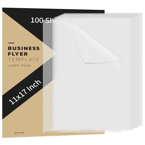 Amazon.com: 100 PCS 11x17Inch Translucent Vellum Paper 60 GSM Drafting ...