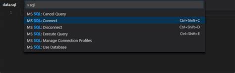 Image result for Mssql Extension for Visual Studio Code