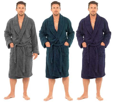 Mens Cotton Shower Robe at Nina Pierson blog