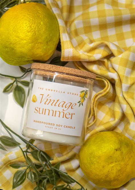 Vintage Summer scented candle – The Umbrella store