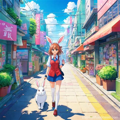 Stable Diffusion Rabbit 的图像结果