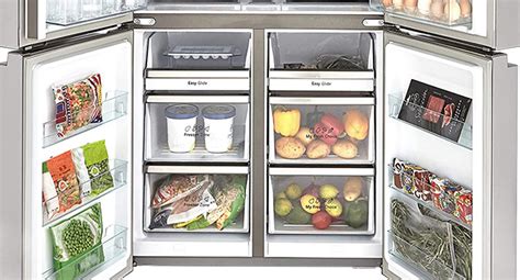 AmazonBasics 670 L French Door Refrigerator (Silver, Triple cooling ...