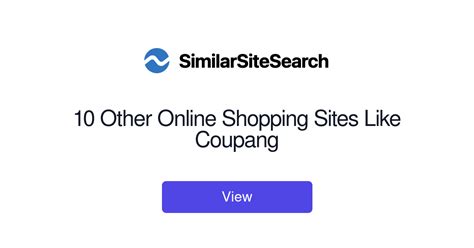 10 Other Online Shopping Sites Like Coupang - SimilarSiteSearch