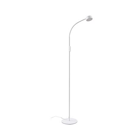 Lindby LED floor lamp Maori, white, metal, CCT, dimmable | Lights.co.uk