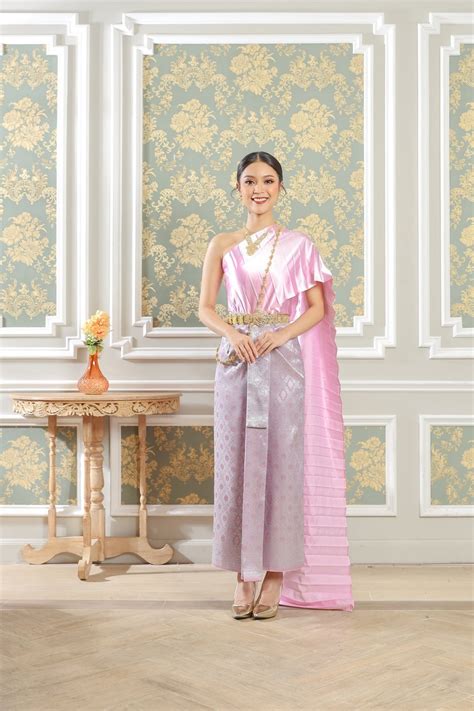 Buy Traditional Thai Dress. Sabai & Sinh Outfit Set. High-quality ...