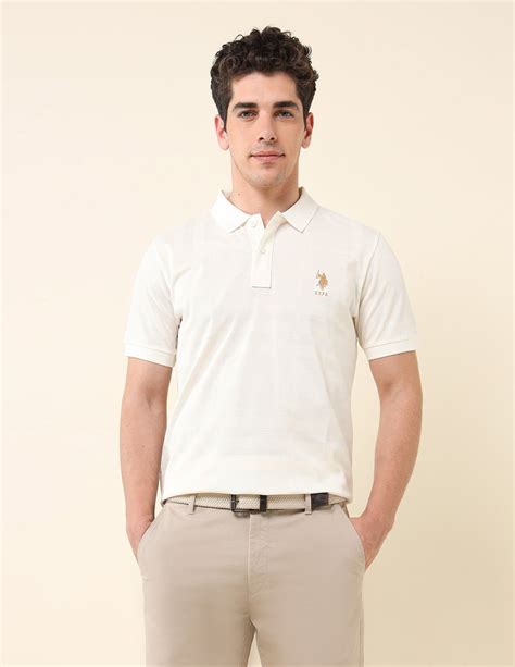 Textured Varsity Polo Shirt – U.S. Polo Assn. India