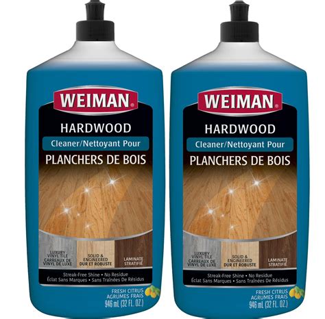 Weiman Hardwood Floor Cleaner for Finished Wood Floors, Engineered ...