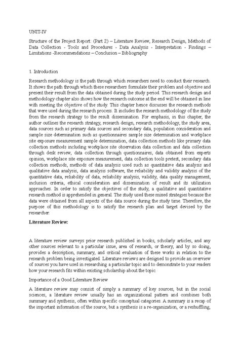 Format for Project Report Preparation - B.E/B.Tech/B.Arch Guidelines ...