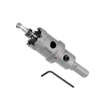Malfah Tct Hole Saw Steel Metal Plate 1” Cutting Diameter Tungsten ...