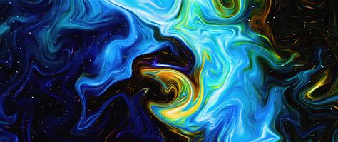 Digital paint Wallpaper 4K, Abstract background