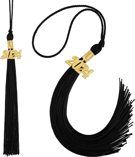 Amazon.com: Sureio 8 Pcs Graduation Cap Memorial Photo Charm Tassel ...