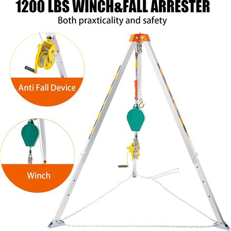 LoJok Confined Space Tripod Kit with 1200LBS Winch India | Ubuy