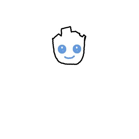 Image result for Step by Step Drawing Baby Groot