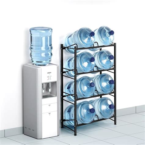 SEHERTIWY 5 Gallon Water Bottle Holder, 4 Tier Water Jug Rack, India | Ubuy