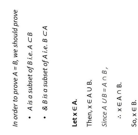 if A And B are sets and AU B=AUB,then - Brainly.in