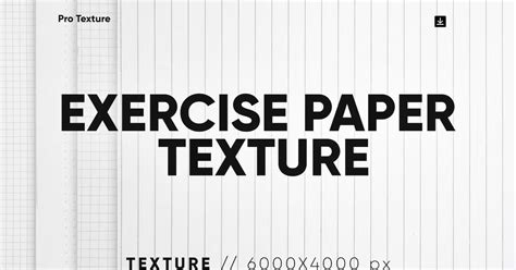 12 Exercise Paper Texture — Teletype
