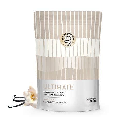 Buy Vanilla Pouch 1Kg - Plant-Based Protein | Green Protein