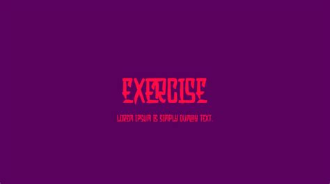 Exercise Word Font 的图像结果