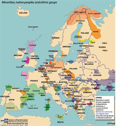 Map of ethnic minorities in Europe : r/mapporncirclejerk