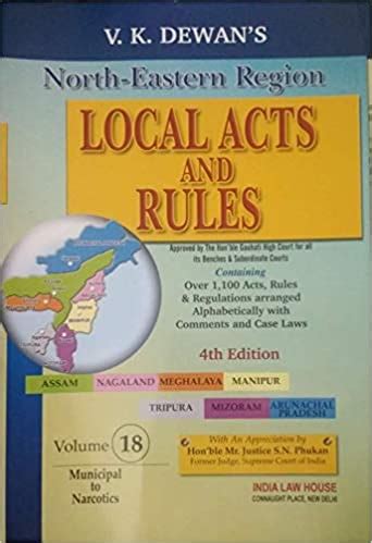 North Eastern Region Local Acts and Rules (Being on Encyclopaediaof ...