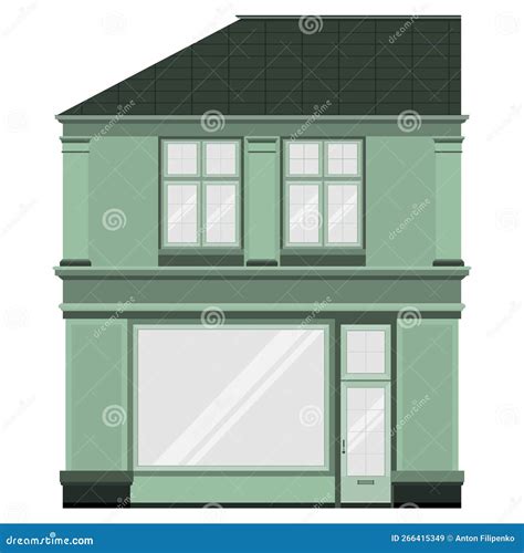 Two-Storey Shop Vector 的图像结果