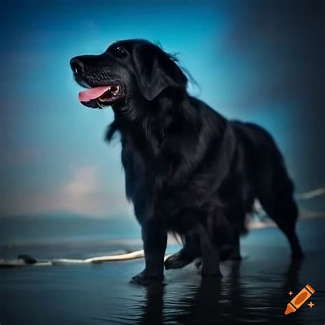 Black golden retriever