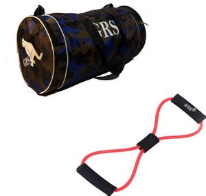 GRS Super Chest Expander Resistance Pulling Tube & Gym Duffel Bag (Kit ...