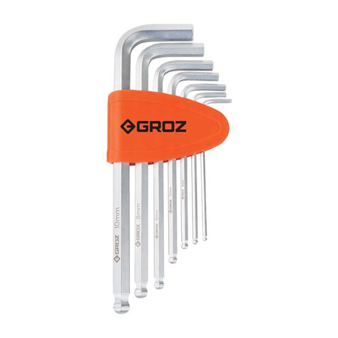GROZ 7 pcs Hexagon Key Set, ALN/HX-BL/7L/GRZ – Industrofy