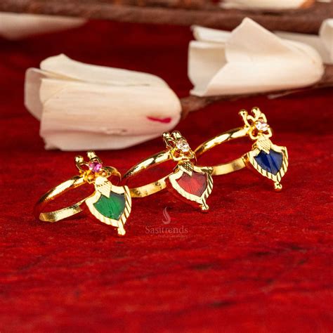 Guaranteed Micro Gold Plated Palakka Rings - Sasitrends