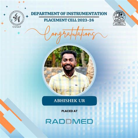 Placements - Department of Instrumentation | Cochin University of ...