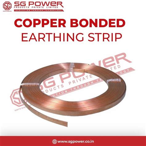 Copper Bonded Earthing Strip - 6 Mm Copper Bonded Earthing Strip ...