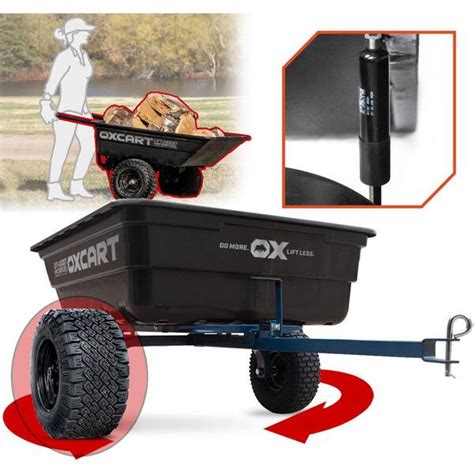 Buy Stockman 15 cu ft. -17 cu ft. Lift-Assist and Swivel ATV Dump Cart ...