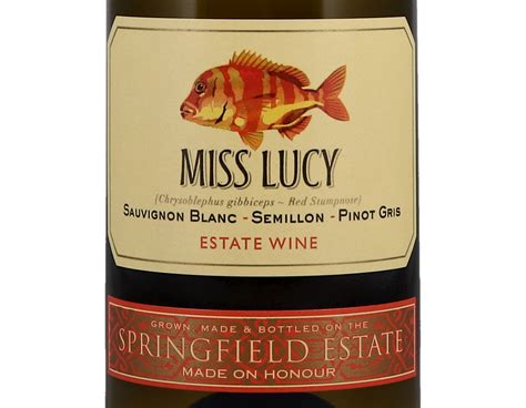 Springfield Estate ‘Miss Lucy', Robertson 2022