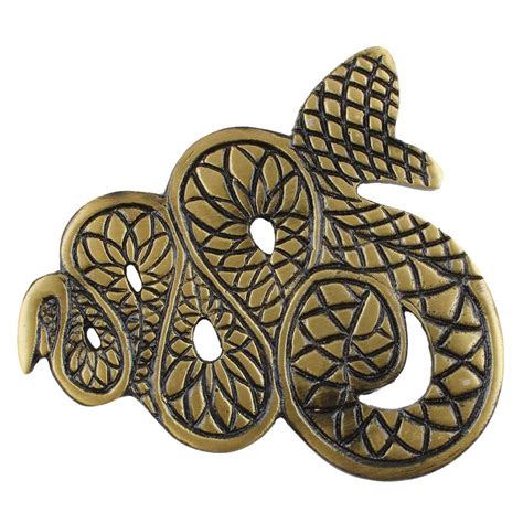 Brass Egyptian snake coaster