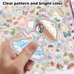 Kawaii Stickers Set – 16 Sheet (100+ Pcs) DIY 3D Stickers for Girls, A ...