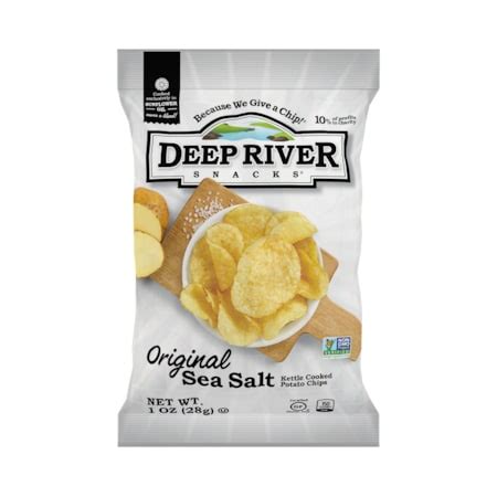 Deep River Snacks Kettle Potato Chip Original Salted 1 oz., PK80 17774 ...