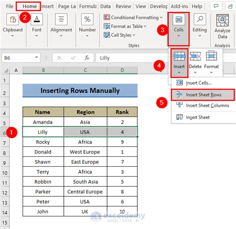 Image result for How to Automatically Insert Rows in Excel