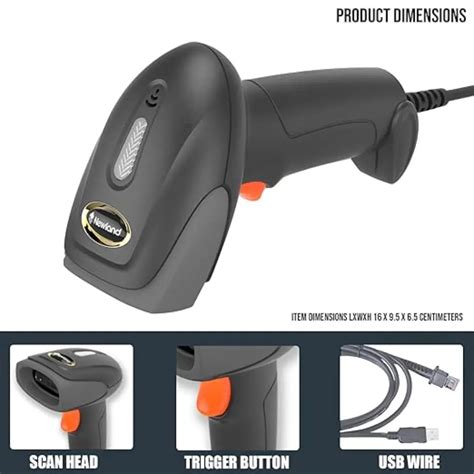 Newland NLS‑HR1070‑70 Handheld 1D Barcode Scanner 300 Scans/Sec ...