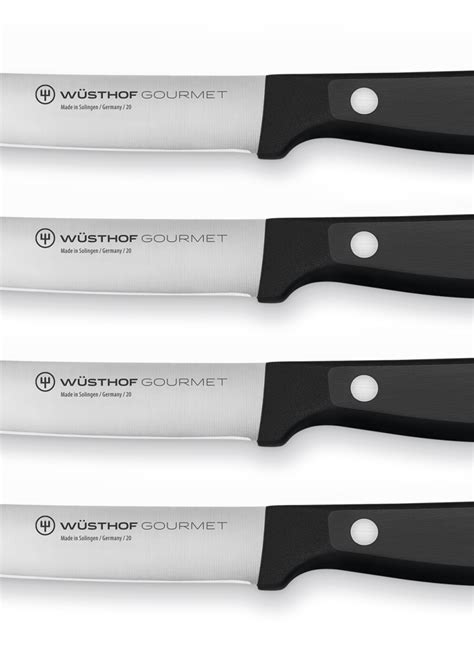 Wusthof Gourmet 4 pc Steak Knife Set - The Kitchen Table